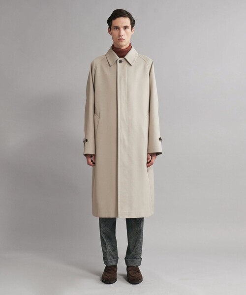 SOVEREIGN（ソブリン）の「＜SOVEREIGN＞ツイル ラグラン バルカラーコート（その他アウター・メンズ・ベージュ・46）」の3枚目の写真
