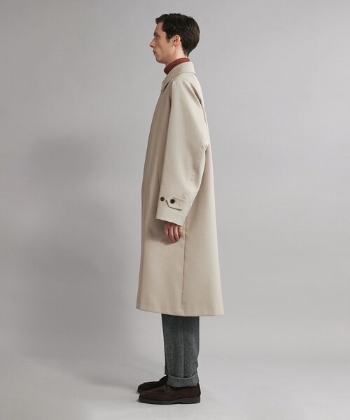 SOVEREIGN（ソブリン）の「＜SOVEREIGN＞ツイル ラグラン バルカラーコート（その他アウター・メンズ・ベージュ・46）」の4枚目の写真