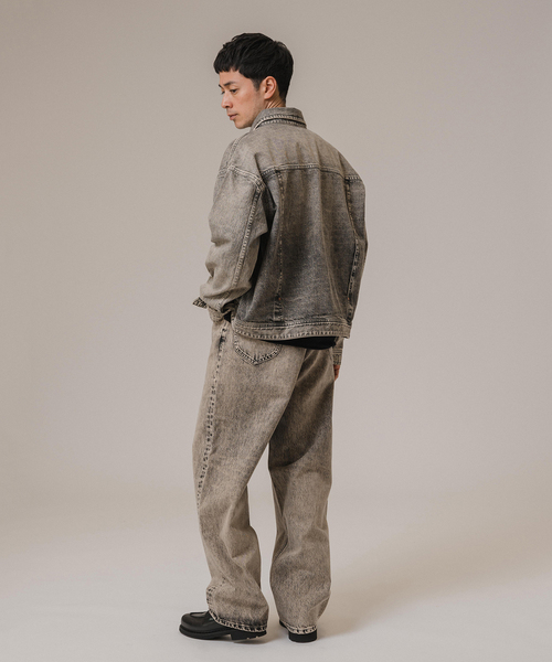 Lee（リー）の「Lee for BOUCLE 別注 カウボーイジャケット フェード（デニムジャケット・メンズ・サックスブルー/ブラック系その他・LARGE/MEDIUM/X-LARGE/SMALL）」の22枚目の写真