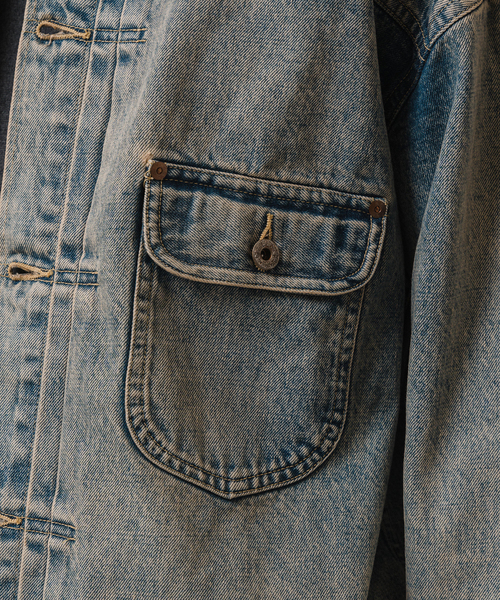 Lee（リー）の「Lee for BOUCLE 別注 カウボーイジャケット フェード（デニムジャケット・メンズ・サックスブルー/ブラック系その他・LARGE/MEDIUM/X-LARGE/SMALL）」の8枚目の写真