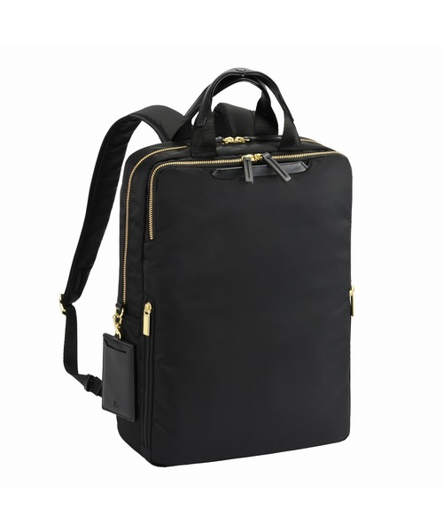 美品✨ ACE ビジネス リュック ナイロン レザー ノートPC A4収納 黒 ビジネスリュック フィッテム A4ファイル 14.0inchPC収納 68682