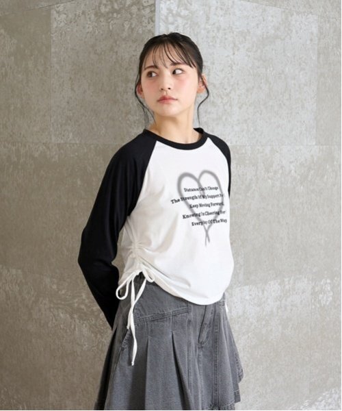 セール】全8色 無地 長袖ラグランTシャツ（Tシャツ/カットソー