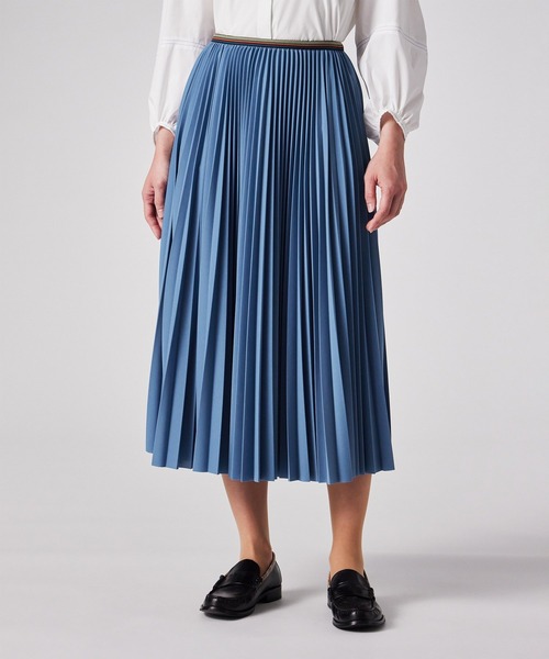 Paul Smith(ポールスミス)の「ウィメンズ プリーツ スカート / 155127 014SBL(スカート・レディース・サックスブルー・MEDIUM)」の4枚目の写真