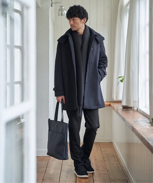 ikka(イッカ)の「サフィアーノタッチトートバッグ(トートバッグ・メンズ・ブラック/オートミール/ネイビー・FREE)」の16枚目の写真