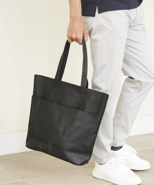 ikka(イッカ)の「サフィアーノタッチトートバッグ(トートバッグ・メンズ・ブラック/オートミール/ネイビー・FREE)」の17枚目の写真
