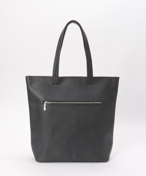 ikka(イッカ)の「サフィアーノタッチトートバッグ(トートバッグ・メンズ・ブラック/オートミール/ネイビー・FREE)」の2枚目の写真