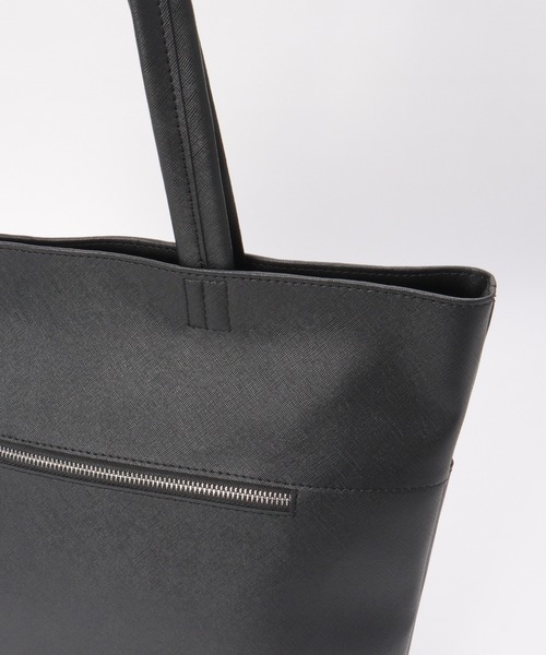 ikka(イッカ)の「サフィアーノタッチトートバッグ(トートバッグ・メンズ・ブラック/オートミール/ネイビー・FREE)」の12枚目の写真