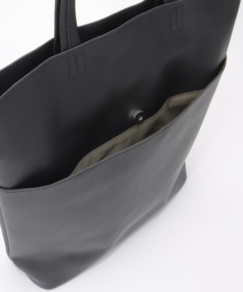 ikka(イッカ)の「サフィアーノタッチトートバッグ(トートバッグ・メンズ・ブラック/オートミール/ネイビー・FREE)」の10枚目の写真