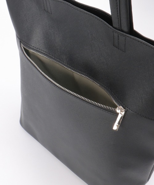 ikka(イッカ)の「サフィアーノタッチトートバッグ(トートバッグ・メンズ・ブラック/オートミール/ネイビー・FREE)」の9枚目の写真