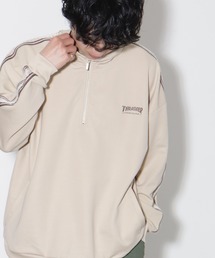 THRASHER | 【THRASHER/スラッシャー】ラインハーフジップ プルオーバー(ジャージ)