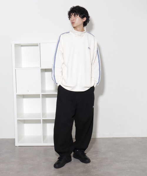 THRASHER(スラッシャー)の「【THRASHER/スラッシャー】ラインハーフジップ プルオーバー(ジャージ・メンズ・ベージュ/ブラック/ホワイト・LL/L/M)」の21枚目の写真