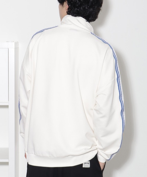 THRASHER(スラッシャー)の「【THRASHER/スラッシャー】ラインハーフジップ プルオーバー(ジャージ・メンズ・ベージュ/ブラック/ホワイト・LL/L/M)」の20枚目の写真