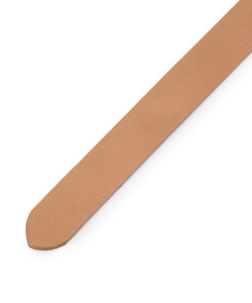 Dessin（デッサン）の「【日本製】牛革細ベルト（ベルト・レディース・ブラック/キャメル・00）」の4枚目の写真