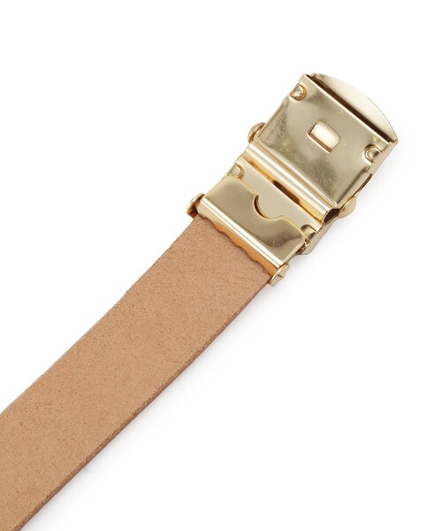 Dessin（デッサン）の「【日本製】牛革細ベルト（ベルト・レディース・ブラック/キャメル・00）」の7枚目の写真