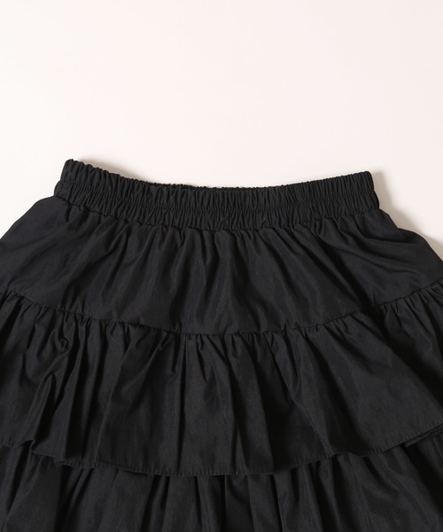 PHILLY（フィリー）の「無地ティアードミニスカート（スカート・レディース・ブラック/ホワイト・FREE）」の15枚目の写真