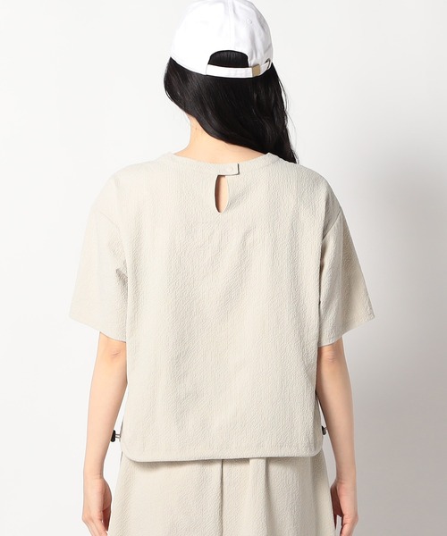 Grand PARK（グランドパーク）の「3点セット【半袖+フレアースカート+ポーチ】（ワンピース・レディース・カーキ/クリーム/ネイビー・FREE）」の22枚目の写真