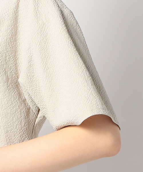 Grand PARK（グランドパーク）の「3点セット【半袖+フレアースカート+ポーチ】（ワンピース・レディース・カーキ/クリーム/ネイビー・FREE）」の6枚目の写真