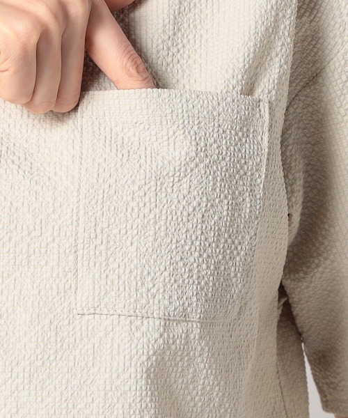 Grand PARK（グランドパーク）の「3点セット【半袖+フレアースカート+ポーチ】（ワンピース・レディース・カーキ/クリーム/ネイビー・FREE）」の7枚目の写真