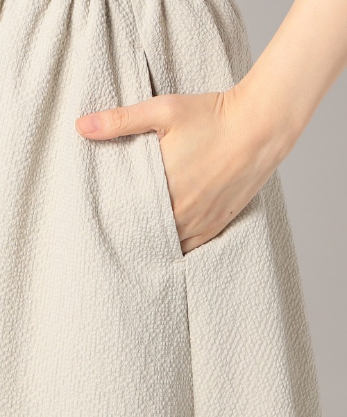 Grand PARK（グランドパーク）の「3点セット【半袖+フレアースカート+ポーチ】（ワンピース・レディース・カーキ/クリーム/ネイビー・FREE）」の15枚目の写真