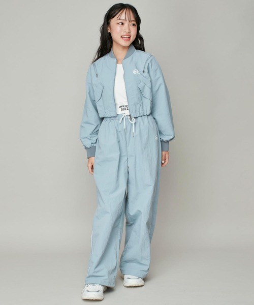 新品　マタノアツコ 可愛い ME MEパッチWジップブルゾン・羽織り「L」 新品 マタノアツコ 可愛い ME MEパッチWジップブルゾン・羽織り「L」