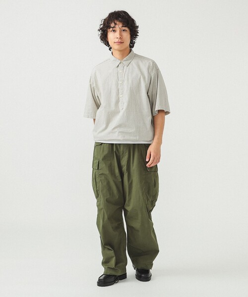 BEAMS（ビームス）の「チェック イージー プルオーバー シャツ（シャツ/ブラウス・メンズ・オフホワイト/ネイビー・S/XL/L/M）」の13枚目の写真