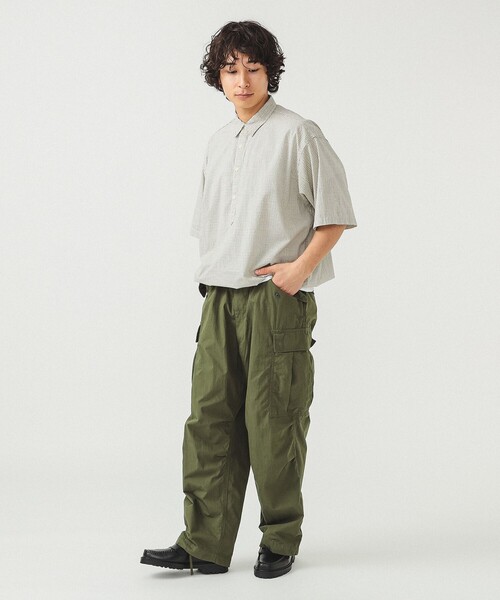 BEAMS（ビームス）の「チェック イージー プルオーバー シャツ（シャツ/ブラウス・メンズ・オフホワイト/ネイビー・S/XL/L/M）」の14枚目の写真