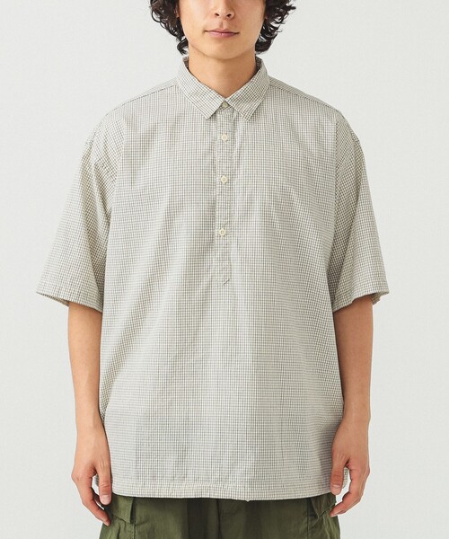 BEAMS（ビームス）の「チェック イージー プルオーバー シャツ（シャツ/ブラウス・メンズ・オフホワイト/ネイビー・S/XL/L/M）」の19枚目の写真