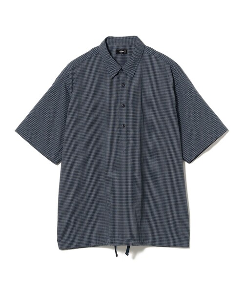 BEAMS（ビームス）の「チェック イージー プルオーバー シャツ（シャツ/ブラウス・メンズ・オフホワイト/ネイビー・S/XL/L/M）」の9枚目の写真