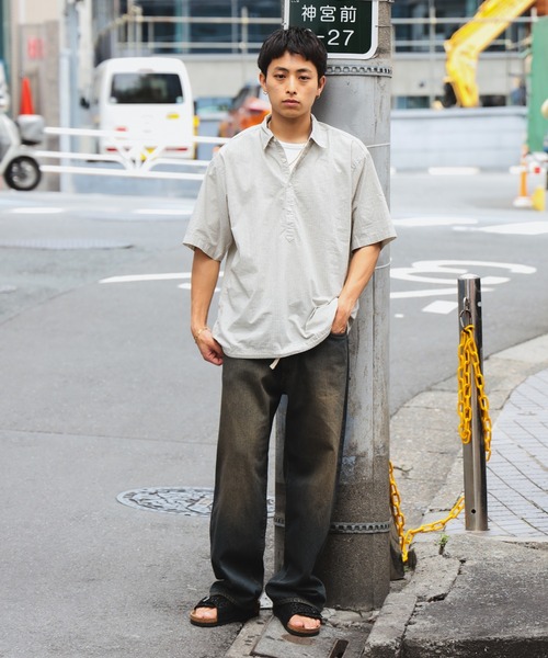 BEAMS（ビームス）の「チェック イージー プルオーバー シャツ（シャツ/ブラウス・メンズ・オフホワイト/ネイビー・S/XL/L/M）」の3枚目の写真