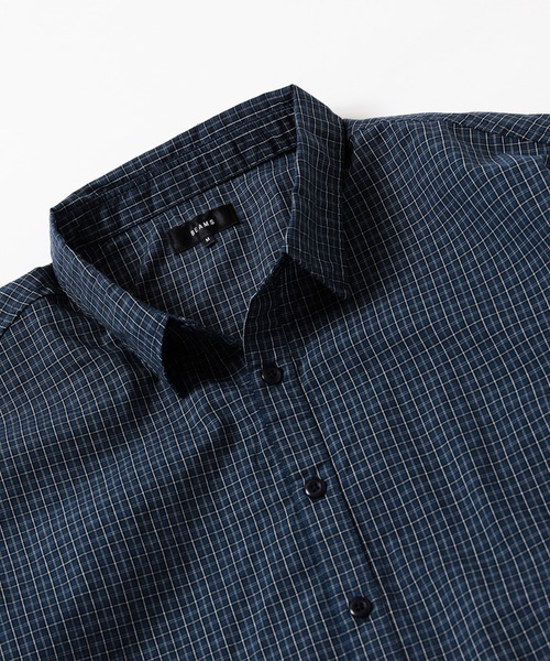 BEAMS（ビームス）の「チェック イージー プルオーバー シャツ（シャツ/ブラウス・メンズ・オフホワイト/ネイビー・S/XL/L/M）」の7枚目の写真