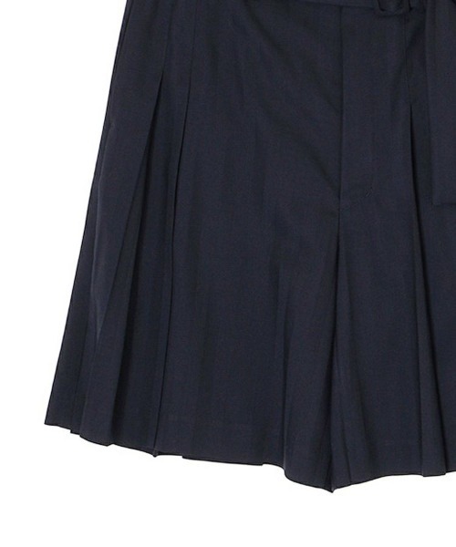FACETASM（ファセッタズム）の「【FACETASM】PLEATED WOOL SHORTS / ネイビー [NAT-PT-M04]（その他パンツ・メンズ・ネイビー・4/3）」の6枚目の写真