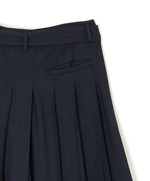 FACETASM（ファセッタズム）の「【FACETASM】PLEATED WOOL SHORTS / ネイビー [NAT-PT-M04]（その他パンツ・メンズ・ネイビー・4/3）」の5枚目の写真