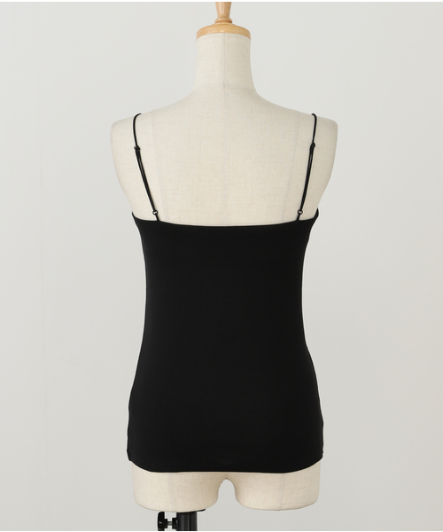 未使用品 2025SS AP STUDIO エーピーストゥディオ Camisole ストレッチ キャミソール F ブラック 25-070-586-5020-1-0 /◆☆ レディース セール】キャミソール（その他アンダーウェア/インナー）｜AP