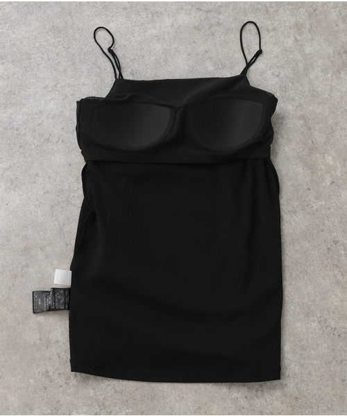 未使用品 2025SS AP STUDIO エーピーストゥディオ Camisole ストレッチ キャミソール F ブラック 25-070-586-5020-1-0 /◆☆ レディース セール】キャミソール（その他アンダーウェア/インナー）｜AP