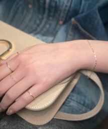 NOLLEY’S | 【grace grace/グラスグラス】10Kペタルチェーンブレスレット(ブレスレット)