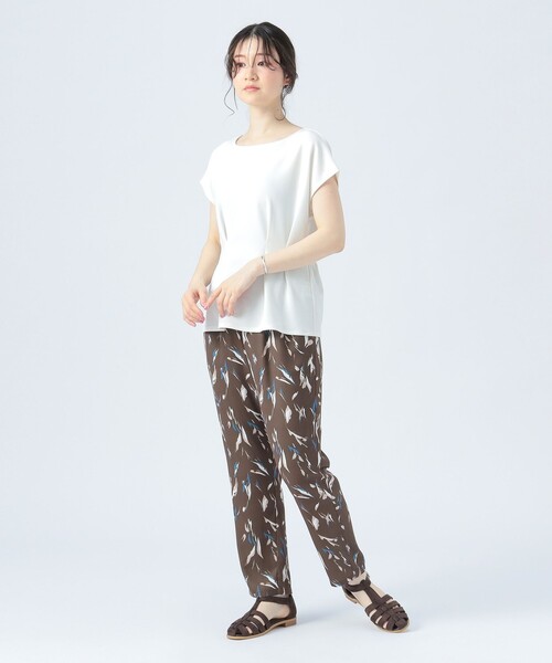 BEAMS HEART(ビームスハート)の「【4色展開】タック ペプラム プルオーバー(Tシャツ/カットソー・レディース・ブラウン系その他4/ブラック/ブラック系その他2/オフホワイト・FREE)」の15枚目の写真