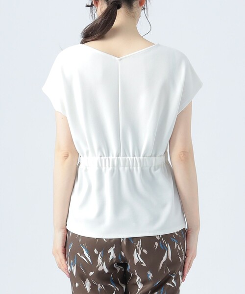 BEAMS HEART(ビームスハート)の「【4色展開】タック ペプラム プルオーバー(Tシャツ/カットソー・レディース・ブラウン系その他4/ブラック/ブラック系その他2/オフホワイト・FREE)」の20枚目の写真
