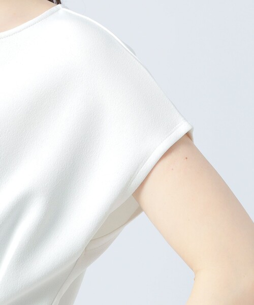 BEAMS HEART(ビームスハート)の「【4色展開】タック ペプラム プルオーバー(Tシャツ/カットソー・レディース・ブラウン系その他4/ブラック/ブラック系その他2/オフホワイト・FREE)」の22枚目の写真