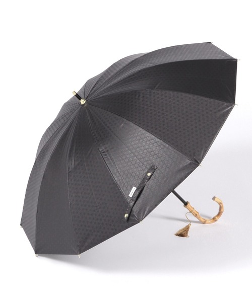 BAYFLOW（ベイフロー）の「[遮光率100%]江戸12リブショート晴雨兼用傘50cm(WEB限定)（長傘・レディース・ベージュ/ブラック/ピンク/グリーン/ホワイト/ブルー・0）」の7枚目の写真