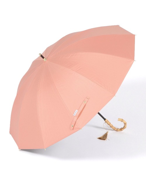 BAYFLOW（ベイフロー）の「[遮光率100%]江戸12リブショート晴雨兼用傘50cm(WEB限定)（長傘・レディース・ベージュ/ブラック/ピンク/グリーン/ホワイト/ブルー・0）」の8枚目の写真