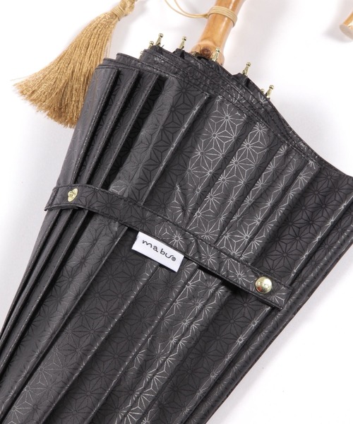 BAYFLOW（ベイフロー）の「[遮光率100%]江戸12リブショート晴雨兼用傘50cm(WEB限定)（長傘・レディース・ベージュ/ブラック/ピンク/グリーン/ホワイト/ブルー・0）」の14枚目の写真