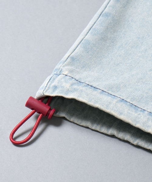 Starting Over（スターティングオーバー）の「Fringe denim sleeveless hoodie/フリンジデニム ノースリーブ パーカー ベスト（ベスト・メンズ・ブラック/ブルー・L/M）」の13枚目の写真