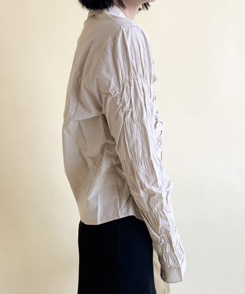 Gimaguas(ギマガス)の「【gimaguas/ギマガス】LUPA SHIRTS(シャツ/ブラウス・レディース・ライトグレー・SMALL)」の3枚目の写真