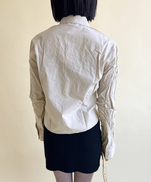 Gimaguas(ギマガス)の「【gimaguas/ギマガス】LUPA SHIRTS(シャツ/ブラウス・レディース・ライトグレー・SMALL)」の4枚目の写真