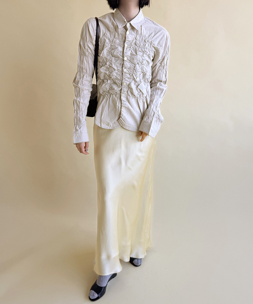 Gimaguas(ギマガス)の「【gimaguas/ギマガス】LUPA SHIRTS(シャツ/ブラウス・レディース・ライトグレー・SMALL)」の5枚目の写真