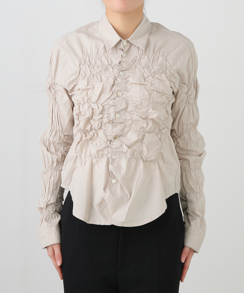 Gimaguas(ギマガス)の「【gimaguas/ギマガス】LUPA SHIRTS(シャツ/ブラウス・レディース・ライトグレー・SMALL)」の6枚目の写真