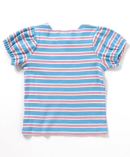 apres les cours(アプレレクール)の「【WEB限定/ジュニア対応】スクエアネックパフスリーブ半袖Tシャツ(Tシャツ/カットソー・キッズ・レッド/その他2/アイボリー/ブラック・120/110/100/90/80/140/130)」の21枚目の写真