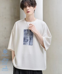 ETELIO | マルチファンクショナリーポンチドローコードTシャツ【接触冷感/抗ピリング/防シワ】(Tシャツ/カットソー)