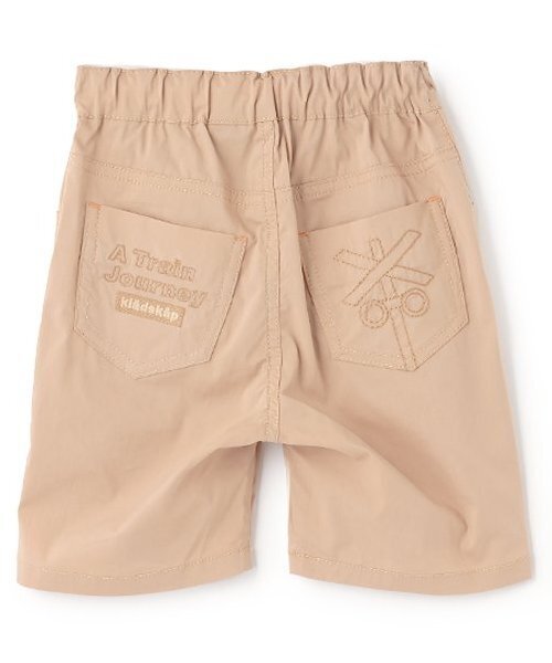 kladskap(クレードスコープ)の「【人気商品再入荷】【直営店で取り扱い無し】電車刺しゅう5分丈パンツ(その他パンツ・キッズ・ベージュ/サックスブルー・120cm/110cm/100cm/90cm/130cm)」の3枚目の写真