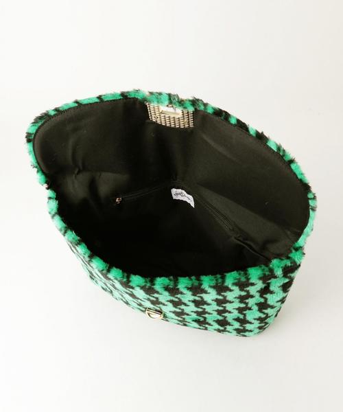 Casselini（キャセリーニ）の「CASSELINIモンスタークラッチ/BCCASSELINI MONSTER CLT◆（クラッチバッグ・レディース・オフホワイト/ケリー・フリー）」の8枚目の写真